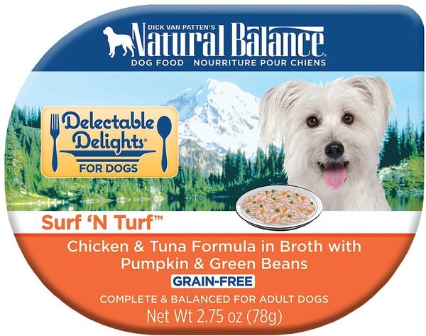 Natural Balance Delectable Delights Surf 'N Turf Grain-Free Wet Dog Food