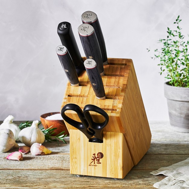 Miyabi Kaizen Ii 7 pc Knife Block Set