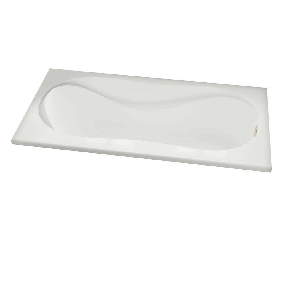 MAAX Cocoon 60 in. x 30 in. Acrylic Rectangular Drop-in Bathtub in White 102722-000-001-000