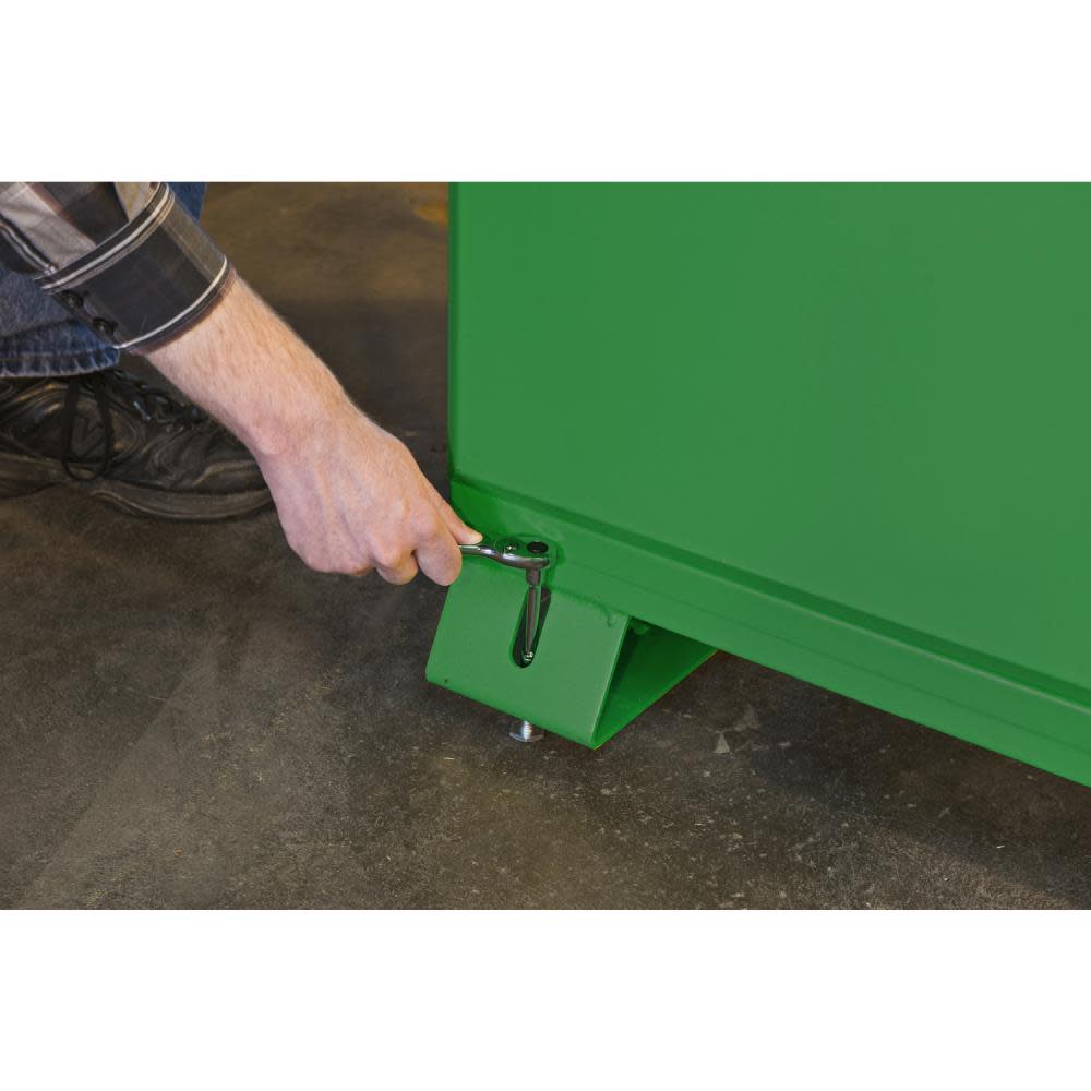 45 Gallon Pesticide Manual Close Safety Cabinet ; Green ;