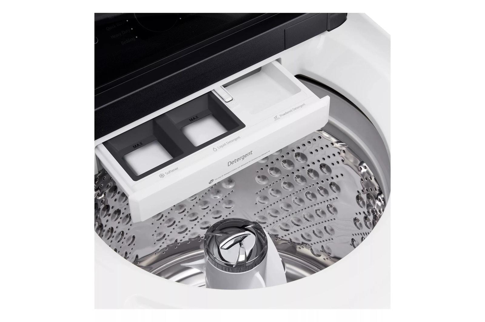 Lg WT8405CW 5.3 Cu. Ft. Mega Capacity Smart Top Load Washer With 4-Way® Agitator, Easyunload™ & Ai Sensing