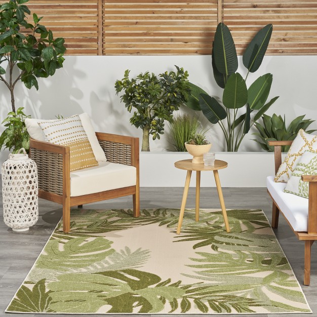 Nourison Aloha Tropical Flatweave Outdoor Area Rug