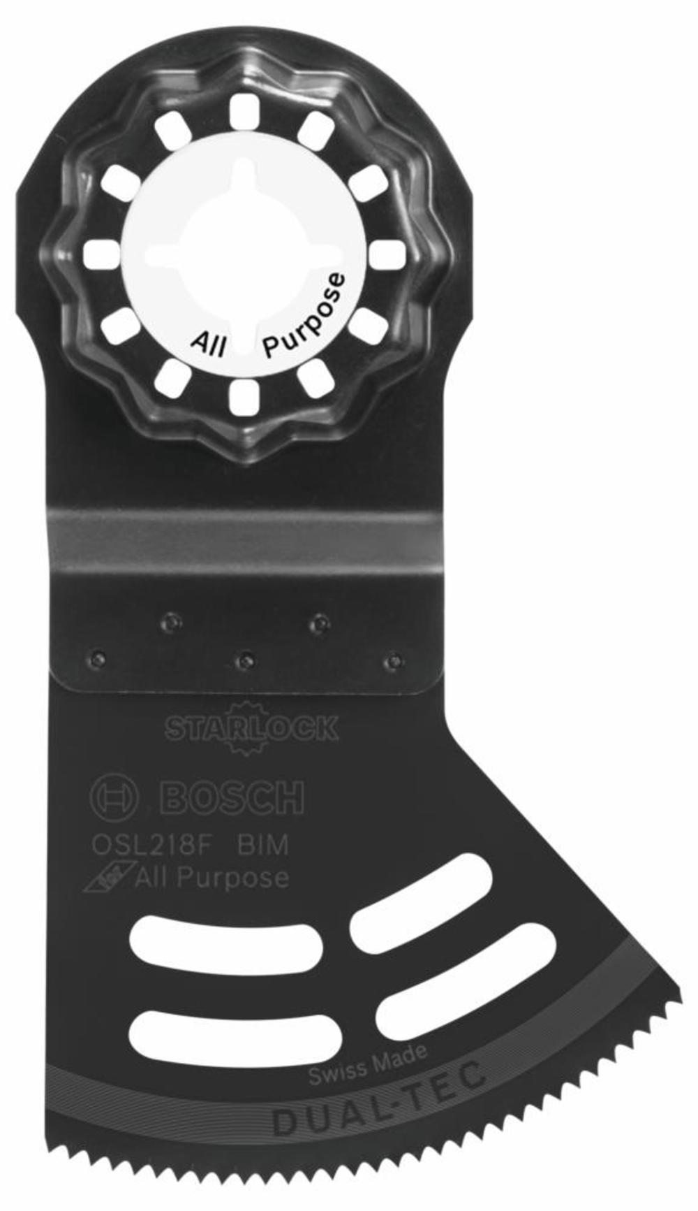 Bosch 2-1/8 In. Starlock Oscillating Multi-Tool 2-in-1 Dual-Tec Bi-Metal Plunge Blade OSL218F from Bosch