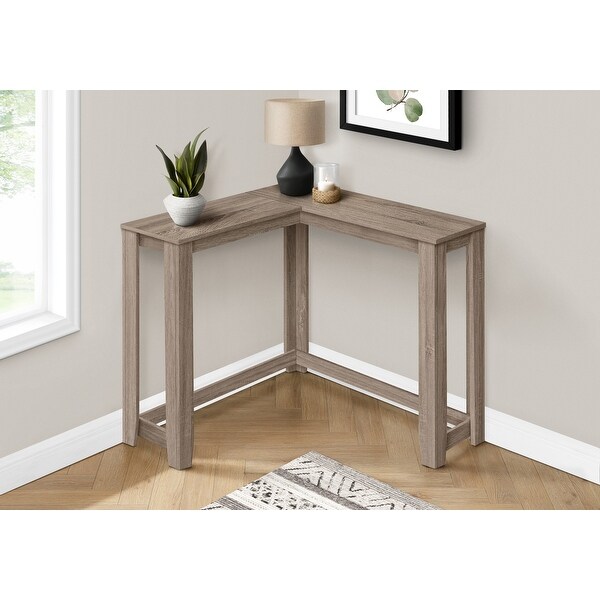 Accent Table， Console， Entryway， Narrow， Corner， Living Room， Bedroom， Laminate， Contemporary， Modern - 35.5