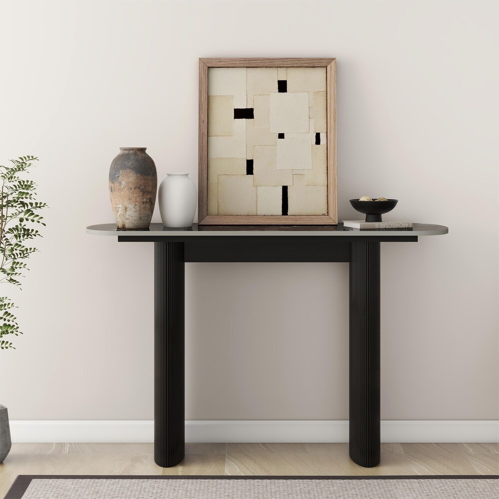 Wood Console Table Entryway Table