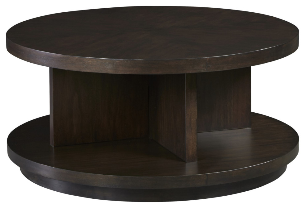 Grove Park Round Cocktail Table   Transitional   Coffee Tables   by HedgeApple  Houzz