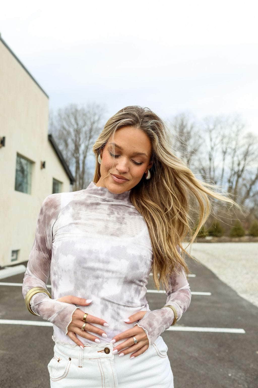 Dreamscape Mesh Top