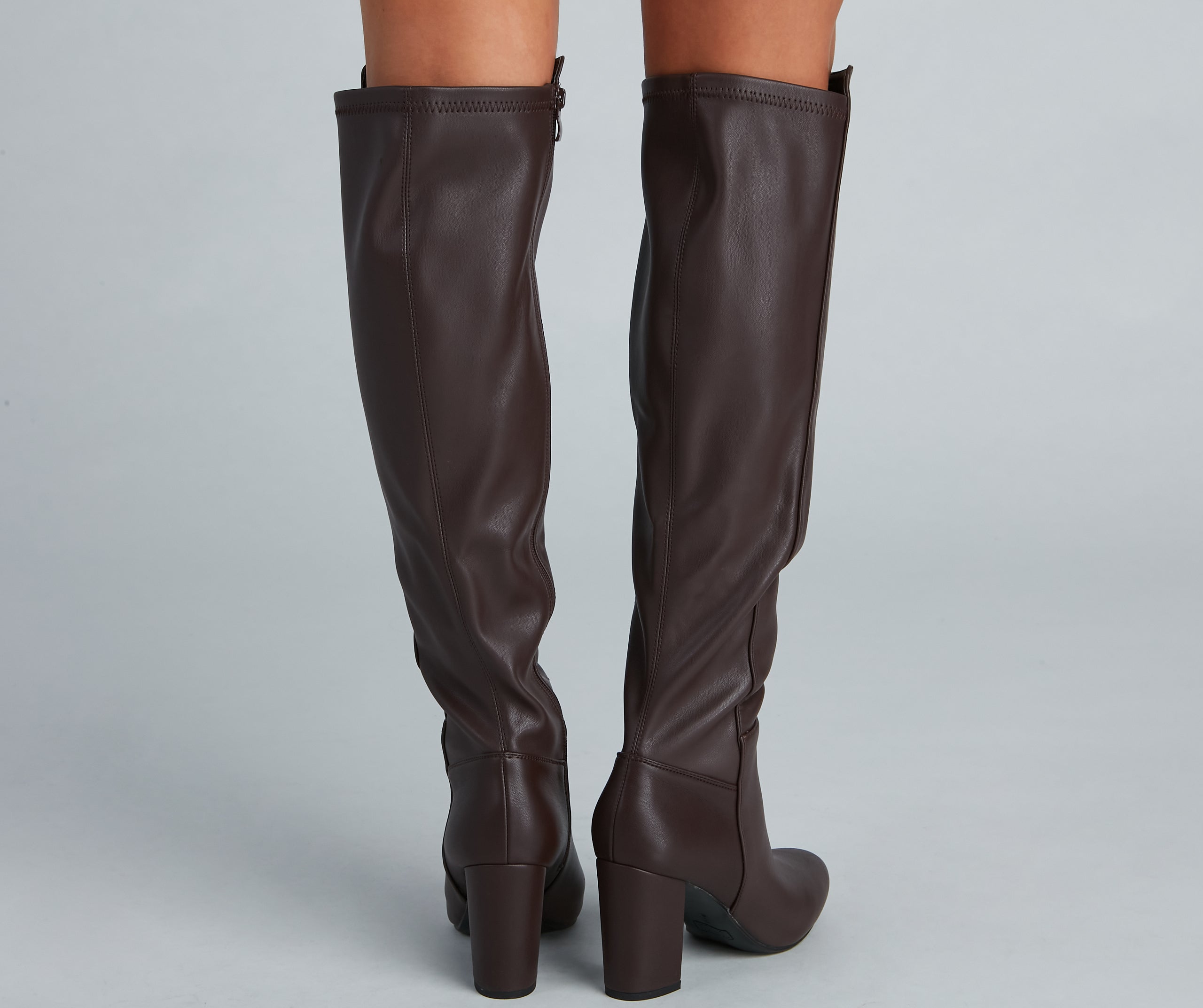 Western Vibes Faux Leather Boots