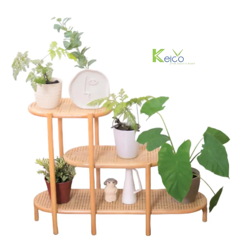 Hot selling handmade 2024 new modern product design rattan planter for home suppliers garden kitchen for wholesale