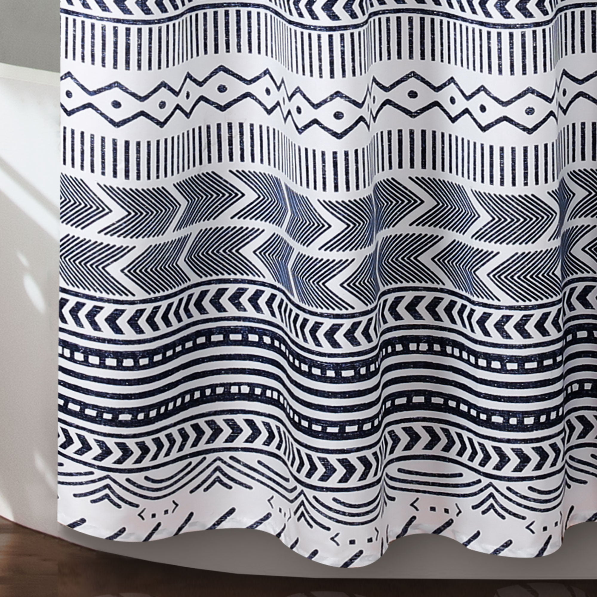 Hygge Geo Shower Curtain