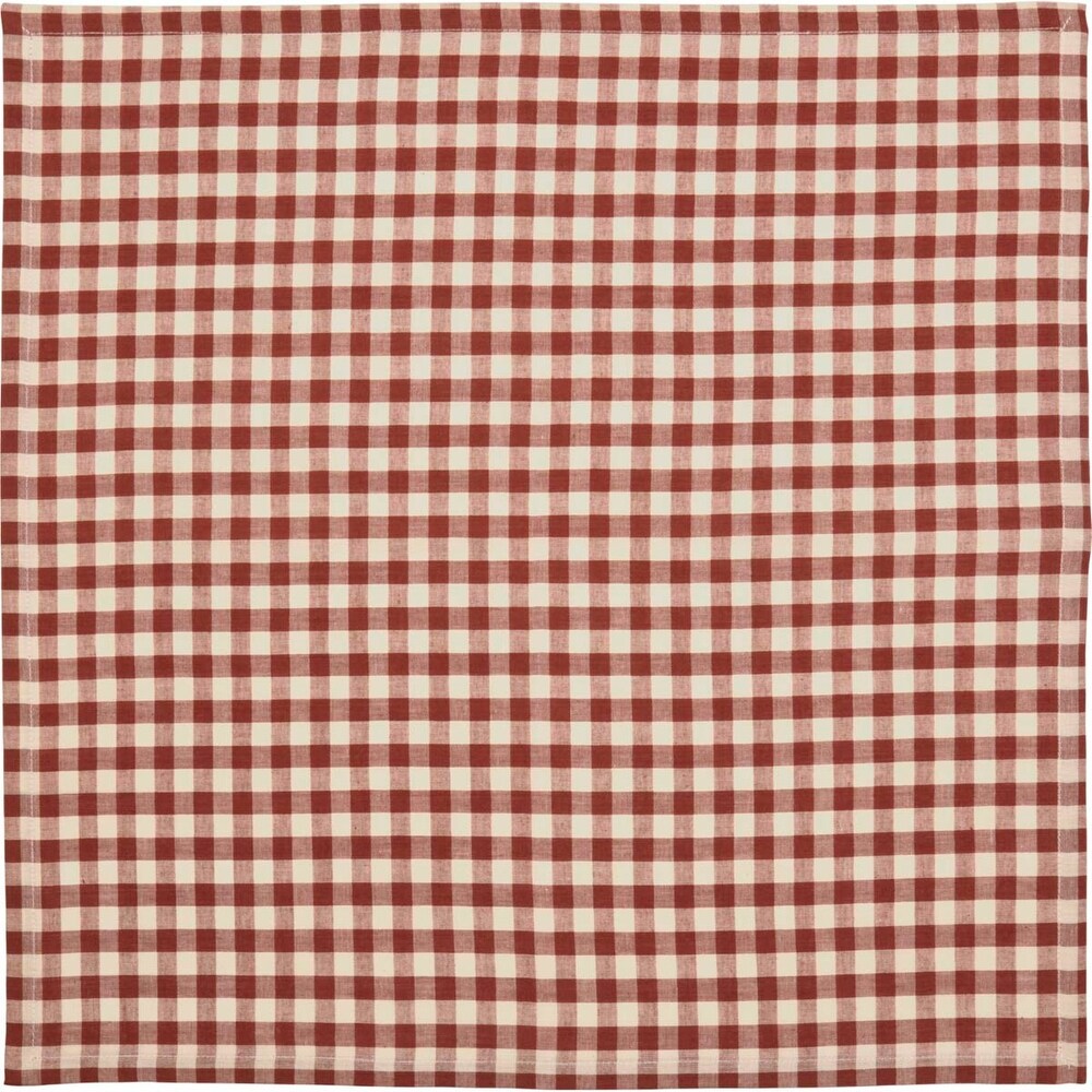 Set of 6 Katie Gingham Check Napkins   Napkin 18x18