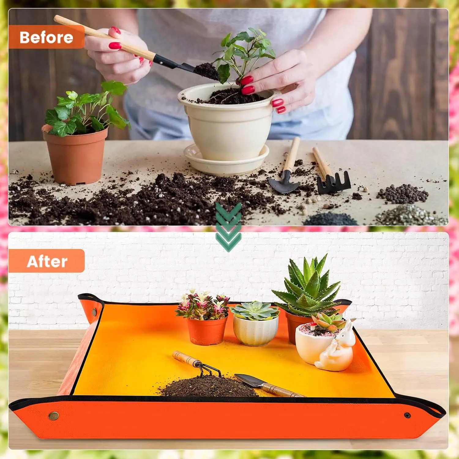 Repotting Mat for Indoor Plant Transplanting Garden Supplies repotting mat for indoor plants