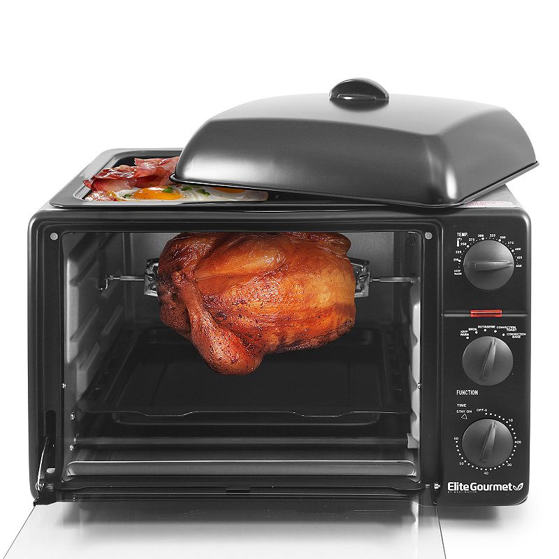 Elite Cuisine Multi-Function Countertop Toaster Oven Broiler