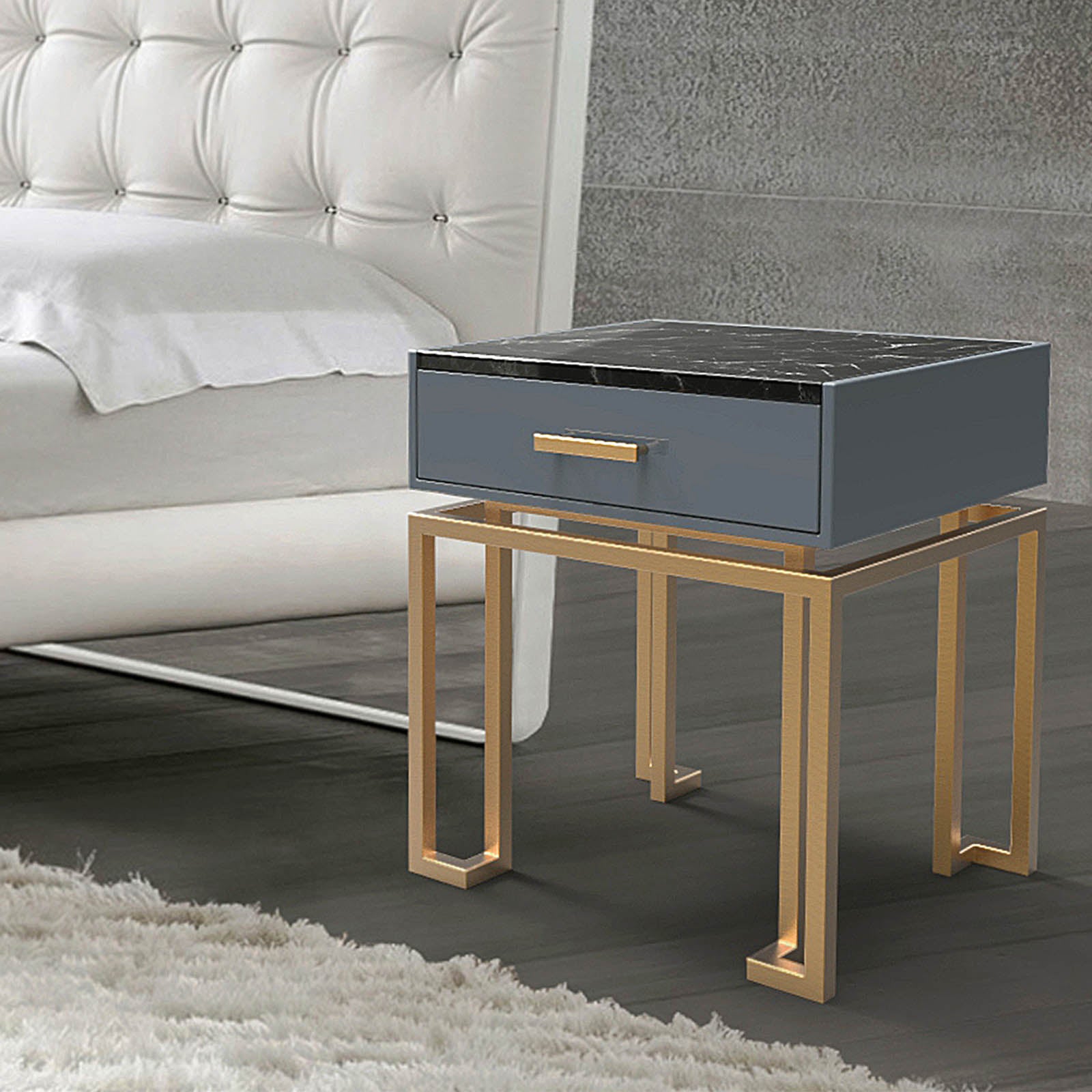 Monaco Nightstand/ Bedside Table 502Nt