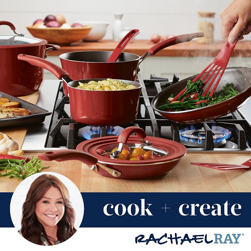 Rachael Ray Cook + Create 10-in. Aluminum Nonstick Frypan