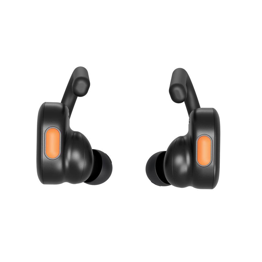 Skullcandy Push Active In-Ear True Wireless Stereo Bluetooth Earbuds with Microphone in True BlackOrange S2BPW-P740