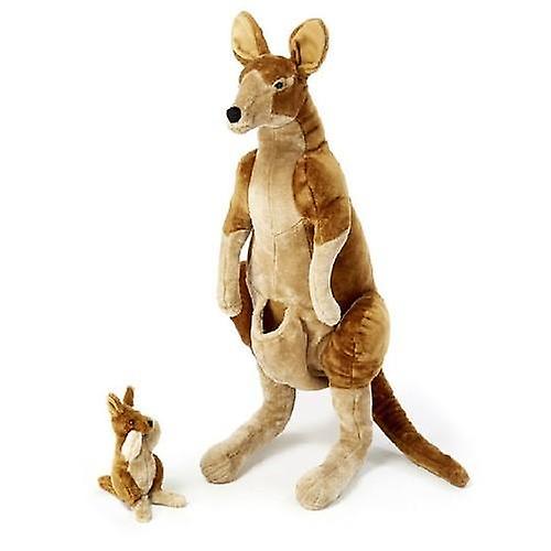 Melissa and Doug Kangaroo and Joey Lifelike Stuffed Animal Toy