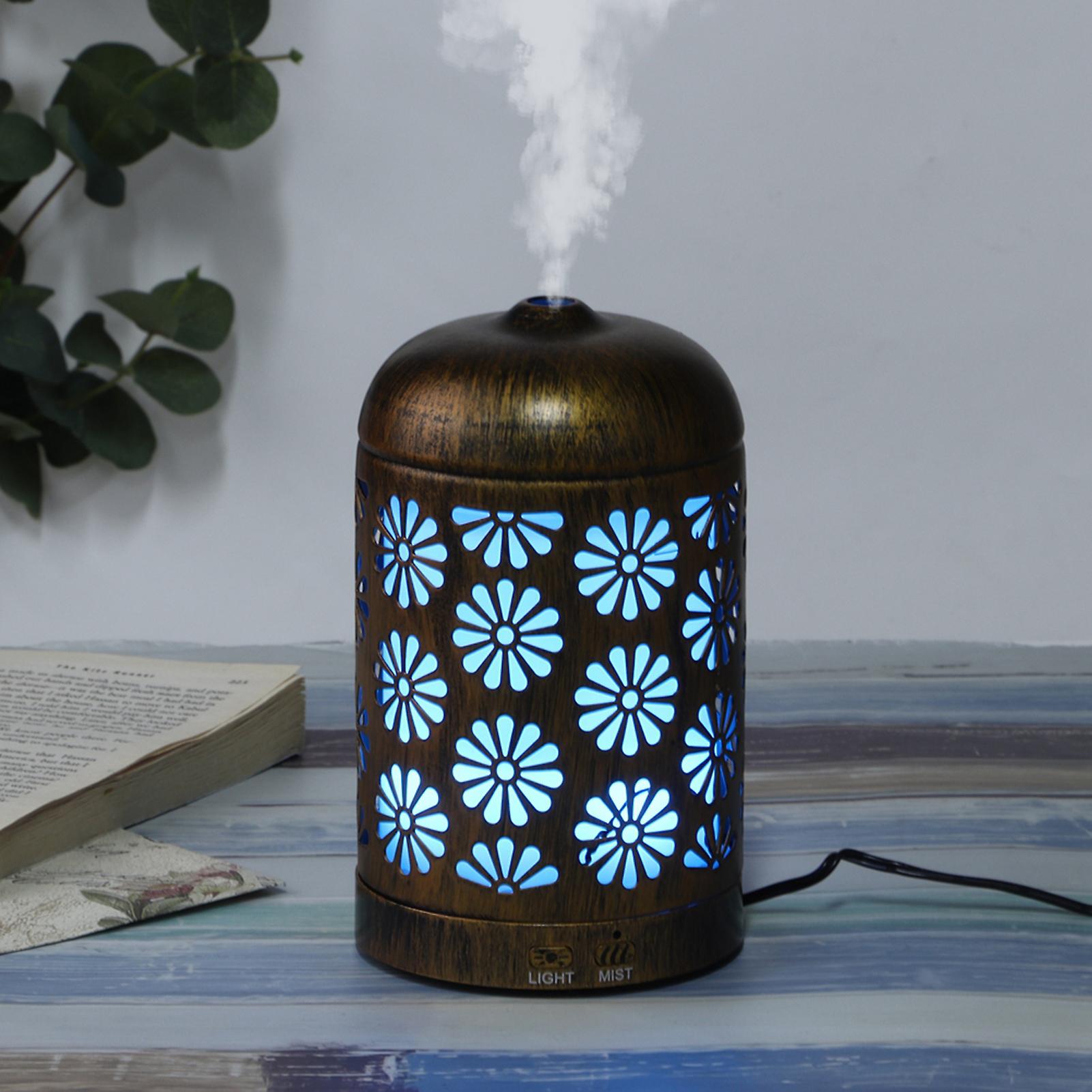 Essential Oil Diffuser Humidifier Ultrasonic Aromatherapy Diffuser With Color Changing Night Light 110-240veu Plug