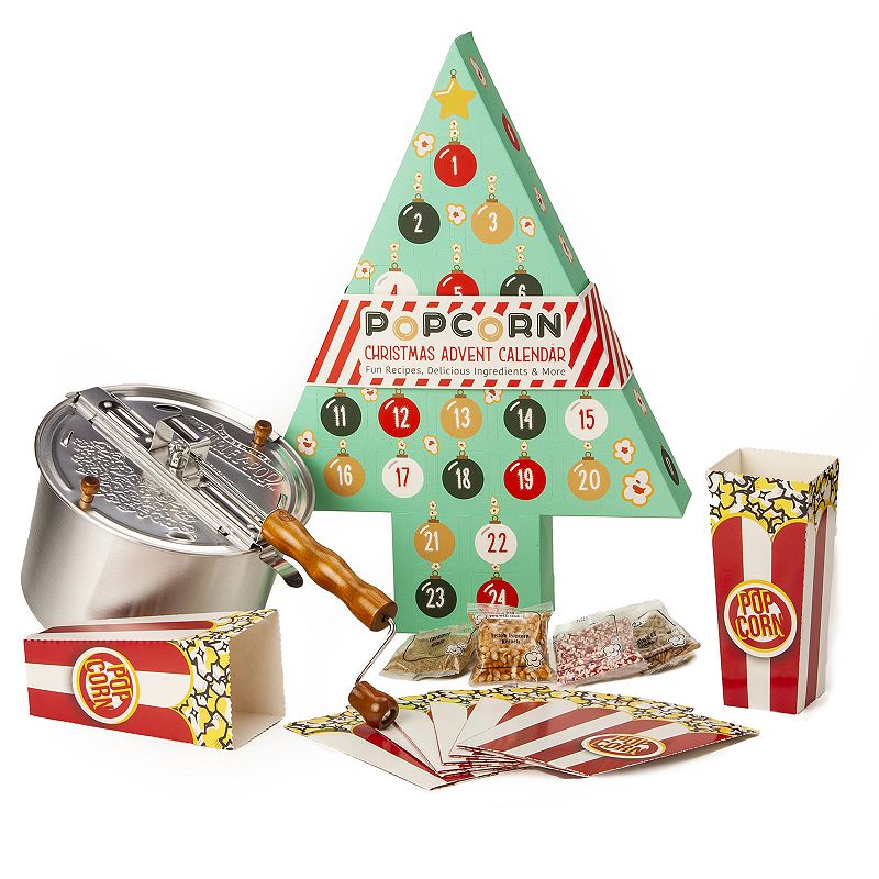 Wabash Valley Farms Whirley-Pop Popcorn Popper Popcorn Advent Calendar Gift Set