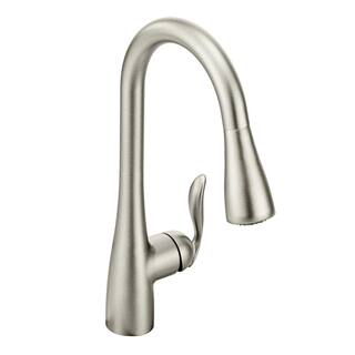 MOEN Arbor Single-Handle Pull-Down Sprayer Kitchen Faucet with Power Boost in Spot Resist Stainless 7594SRS