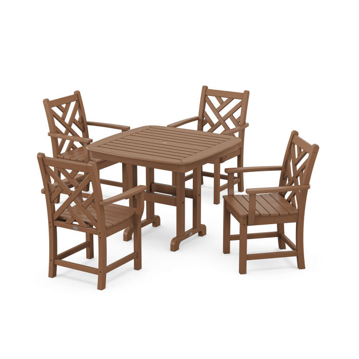 Polywood Chippendale 5-Piece Dining Set PWS658-1