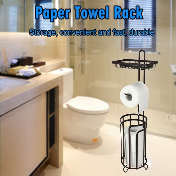 Bathroom Tissue Paper Roll Stand  Toilet Paper Rol...