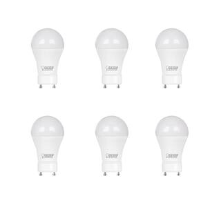 Feit Electric 60-Watt Equivalent A19 Dimmable GU24 Base CEC Color Changing CCT ENERGY STAR 90+ CRI LED Light Bulb (6-Pack) BPOM60GU24CCTCAHDRP6