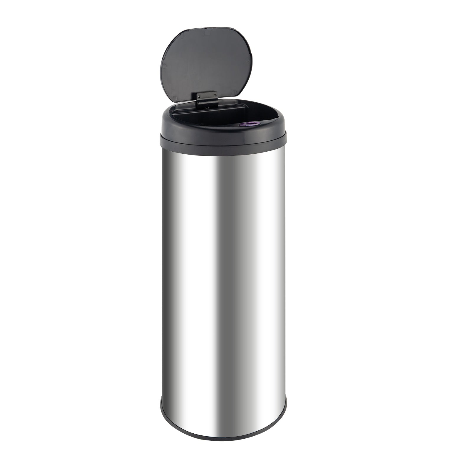 Luckinbaby 47L Automatic Trash Can， Cylindrical Smart Induction Rubbish Bin