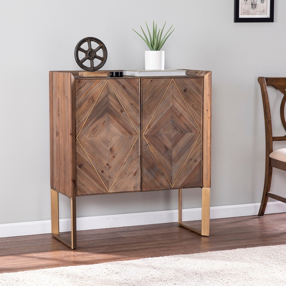 SEI Furniture Arverly Reclaimed Wood Cabinet