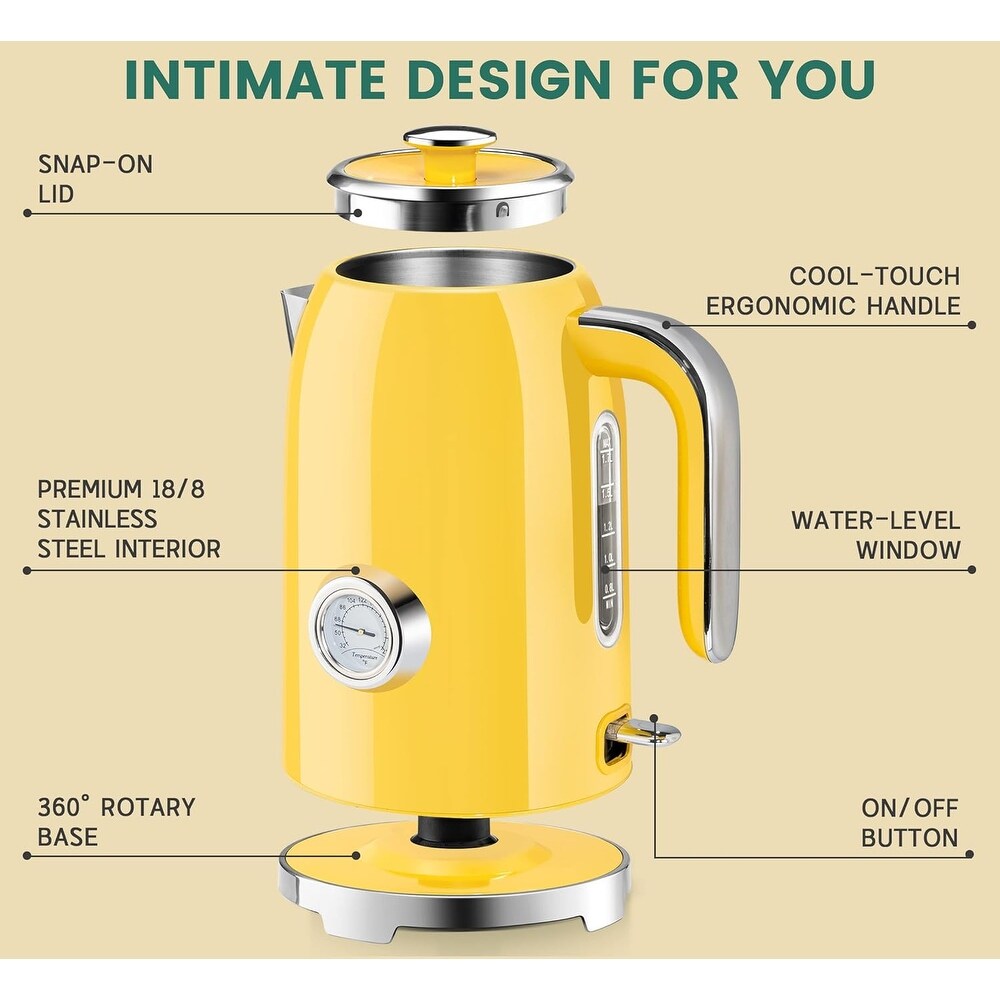 Electric Water Kettle With Thermometer