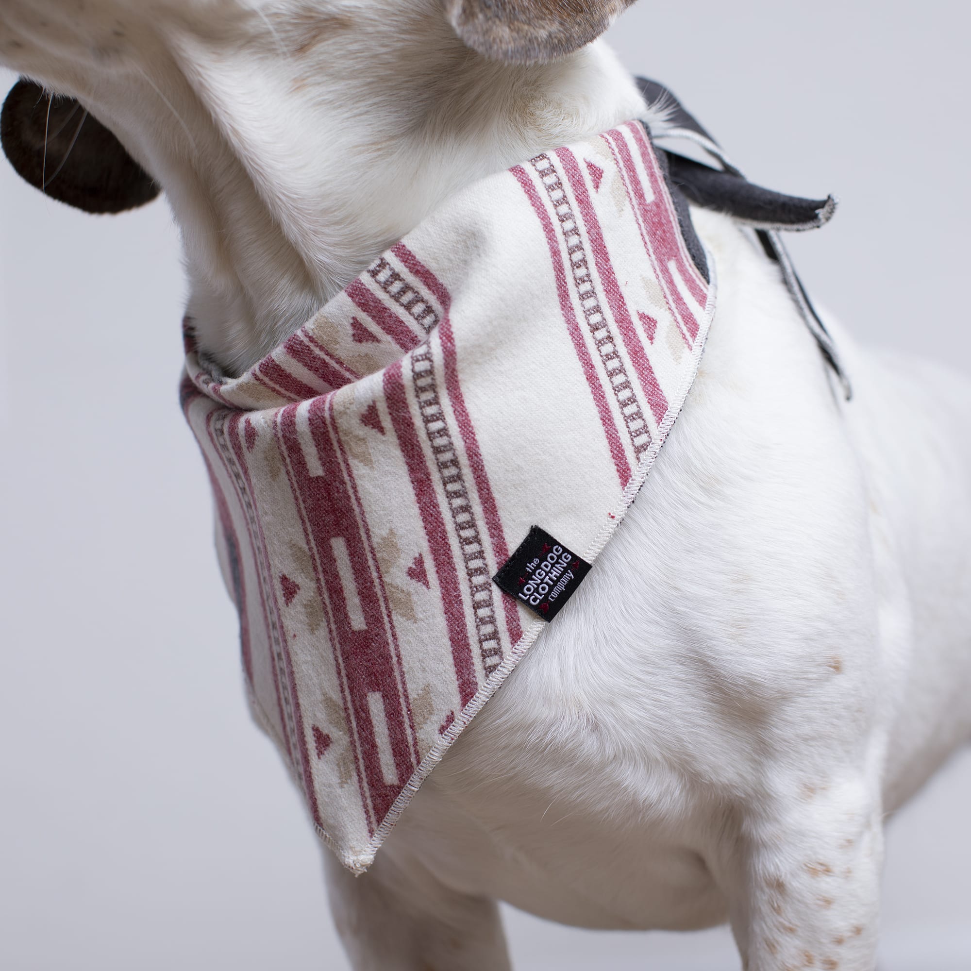 LONG DOG CLOTHING CO. The Old West Dog Bandana， Small