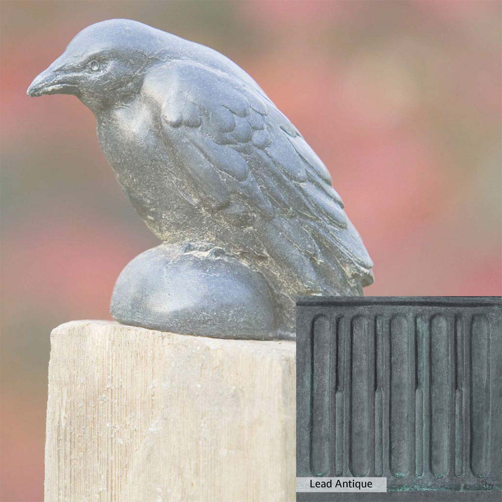 Campania International Small Raven Statue