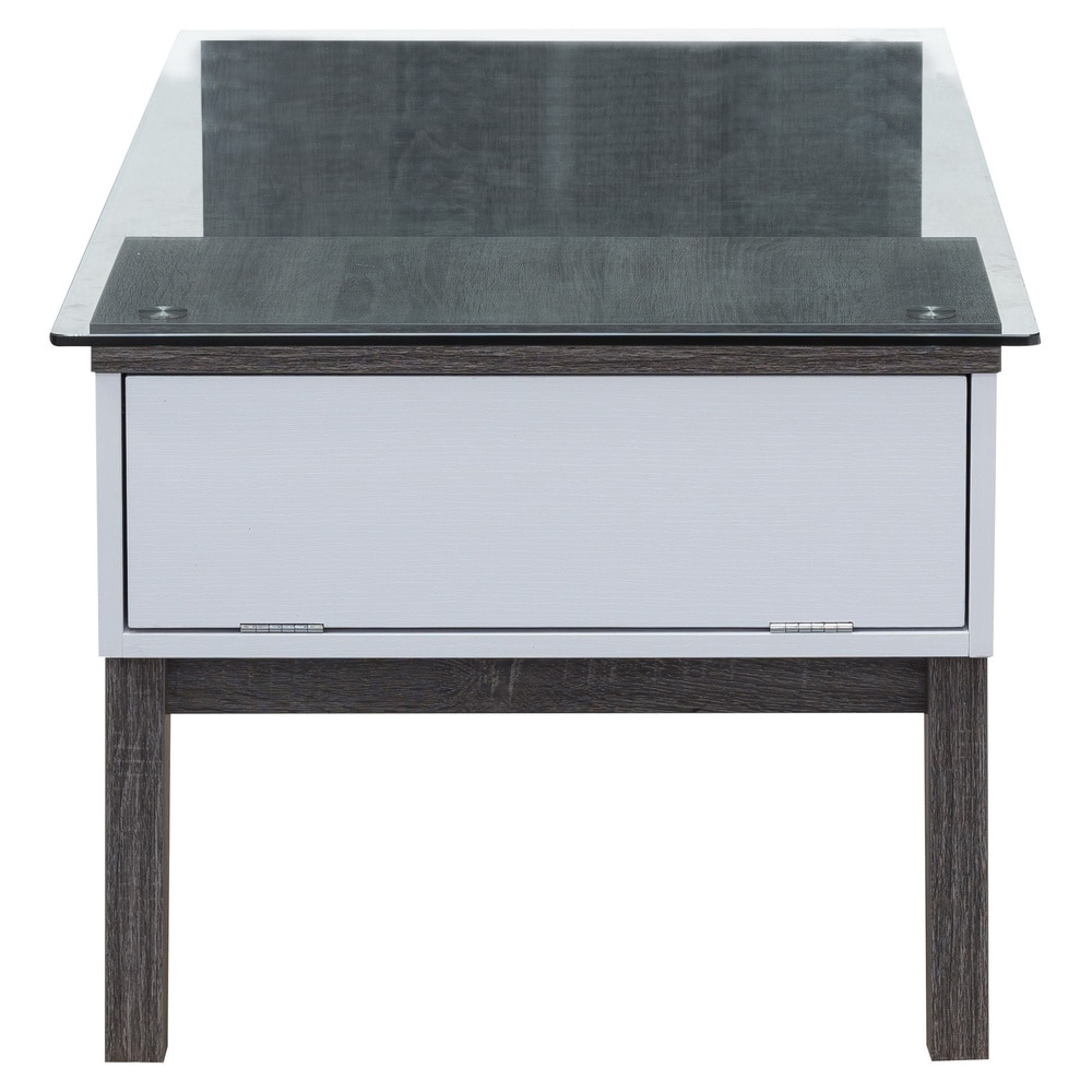 Furniture of America Oslo Contemporary 47 inch 1 shelf Coffee Table