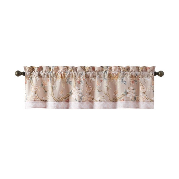 Mudan Window Valance Taupe Waverly