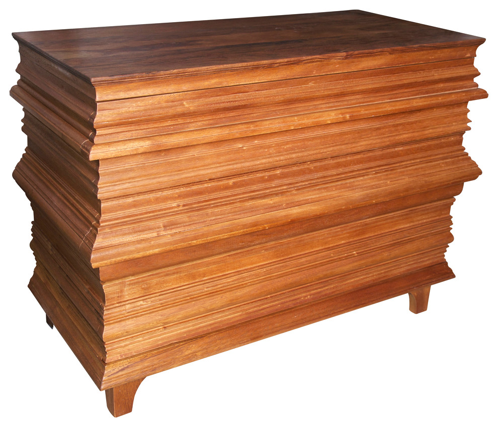 Bernard Chest  Dark Walnut   Traditional   Accent Chests And Cabinets   by HedgeApple  Houzz