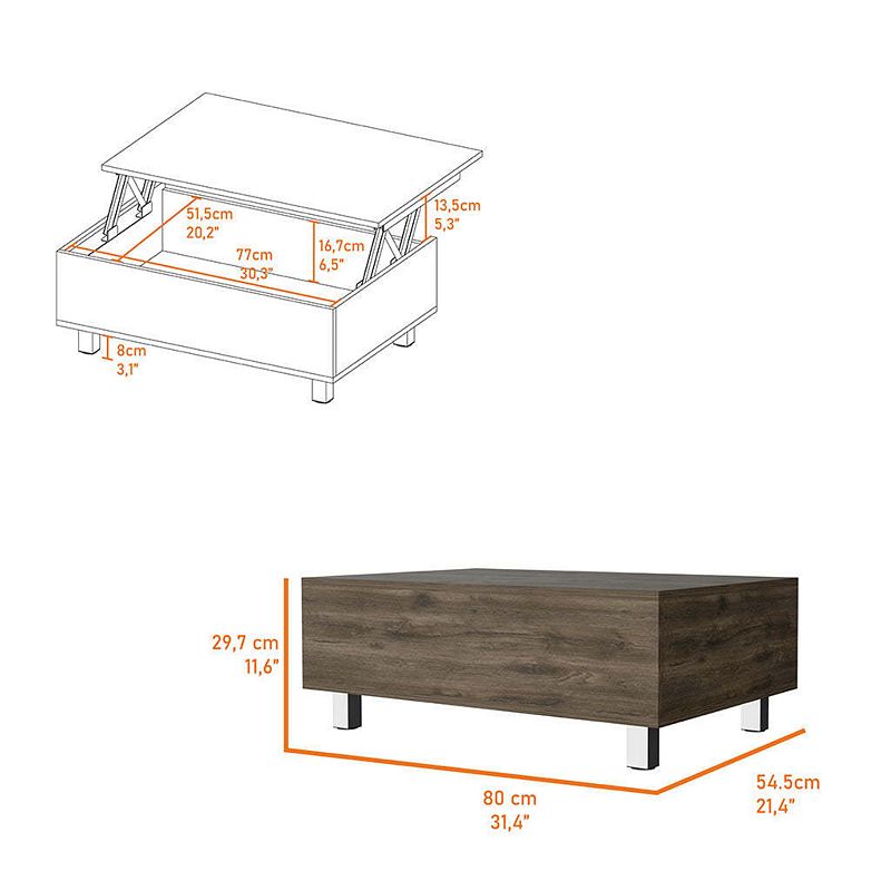 Boston Lift Top Coffee Table