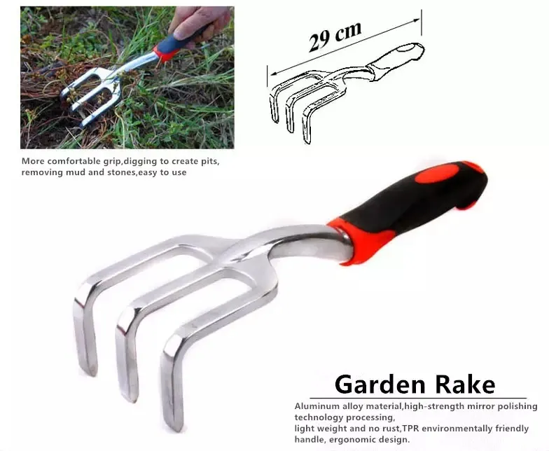 12 pieces of garden tool gift set Garden tool combination Aluminum alloy garden shovel Household combination tool