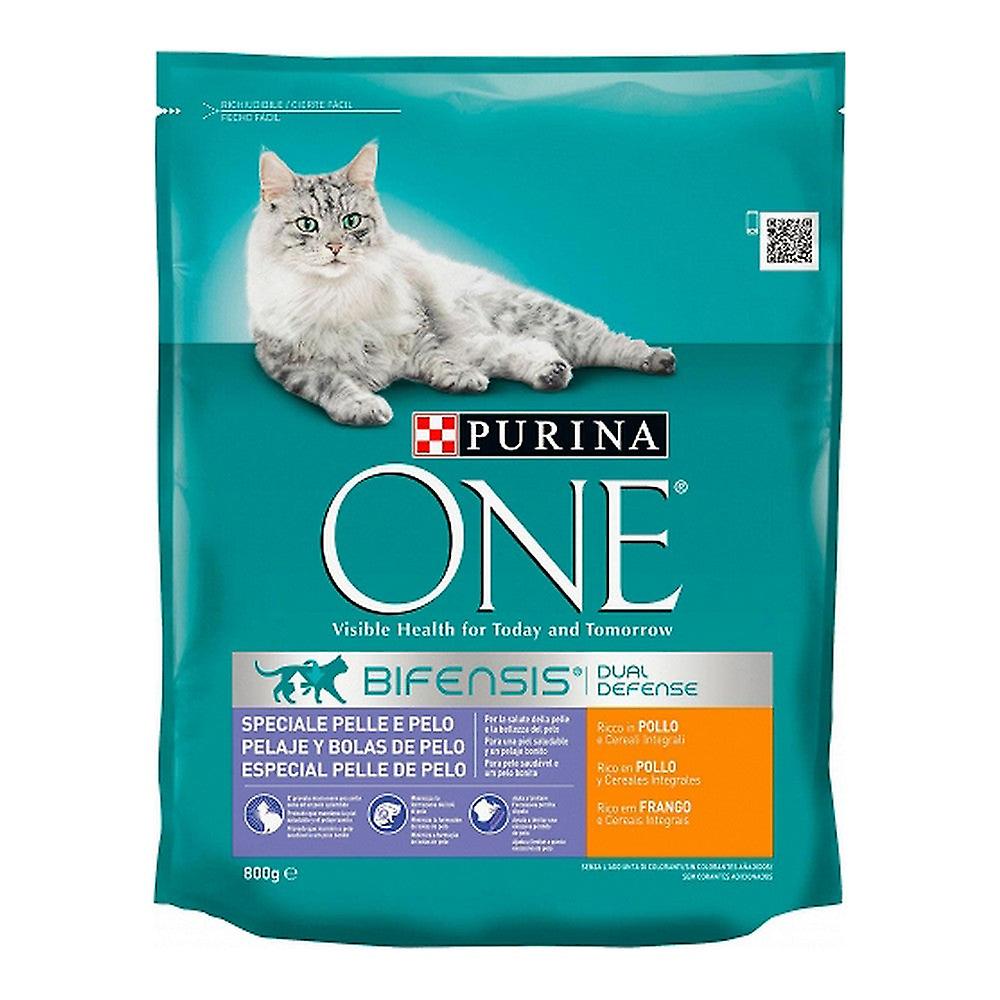 Cat food purina coat and hairball one (800 g)