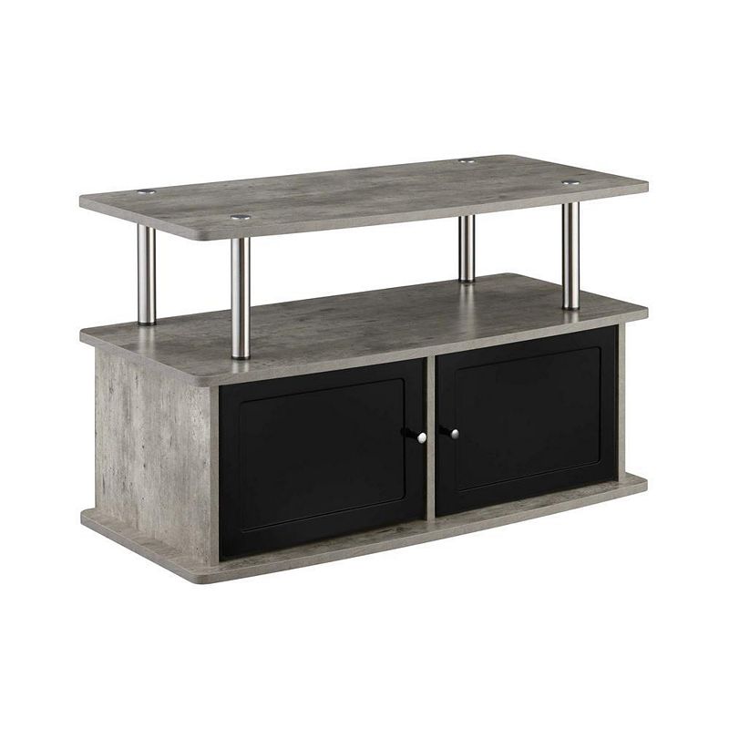 Convenience Concepts Designs2Go TV Stand with 2 Storage Cabinets and Shelf