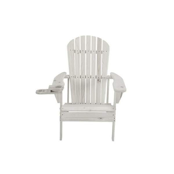 Earth Collection Adirondack Chair with phone and cup holder (1 Chair and 1 End table set)