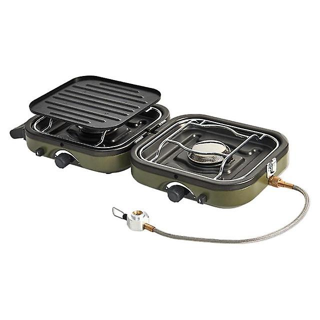 Naturehikes Double-fire Folding Gas Stove Outdoor Portable Gas Burner Camping Cookware Outdoor Picnic Cooking High-power Stove