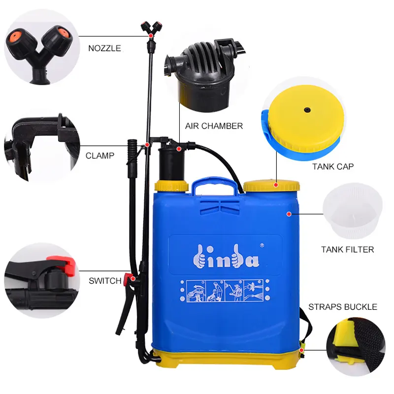 16L Agricultural Backpack Sprayer Garden Manual Hand Sprayer