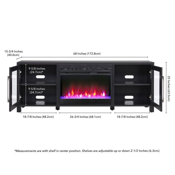 Quincy Rectangular TV Stand with 26