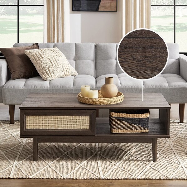 Mopio Haylee Modern Farmhouse Boho Coffee Table