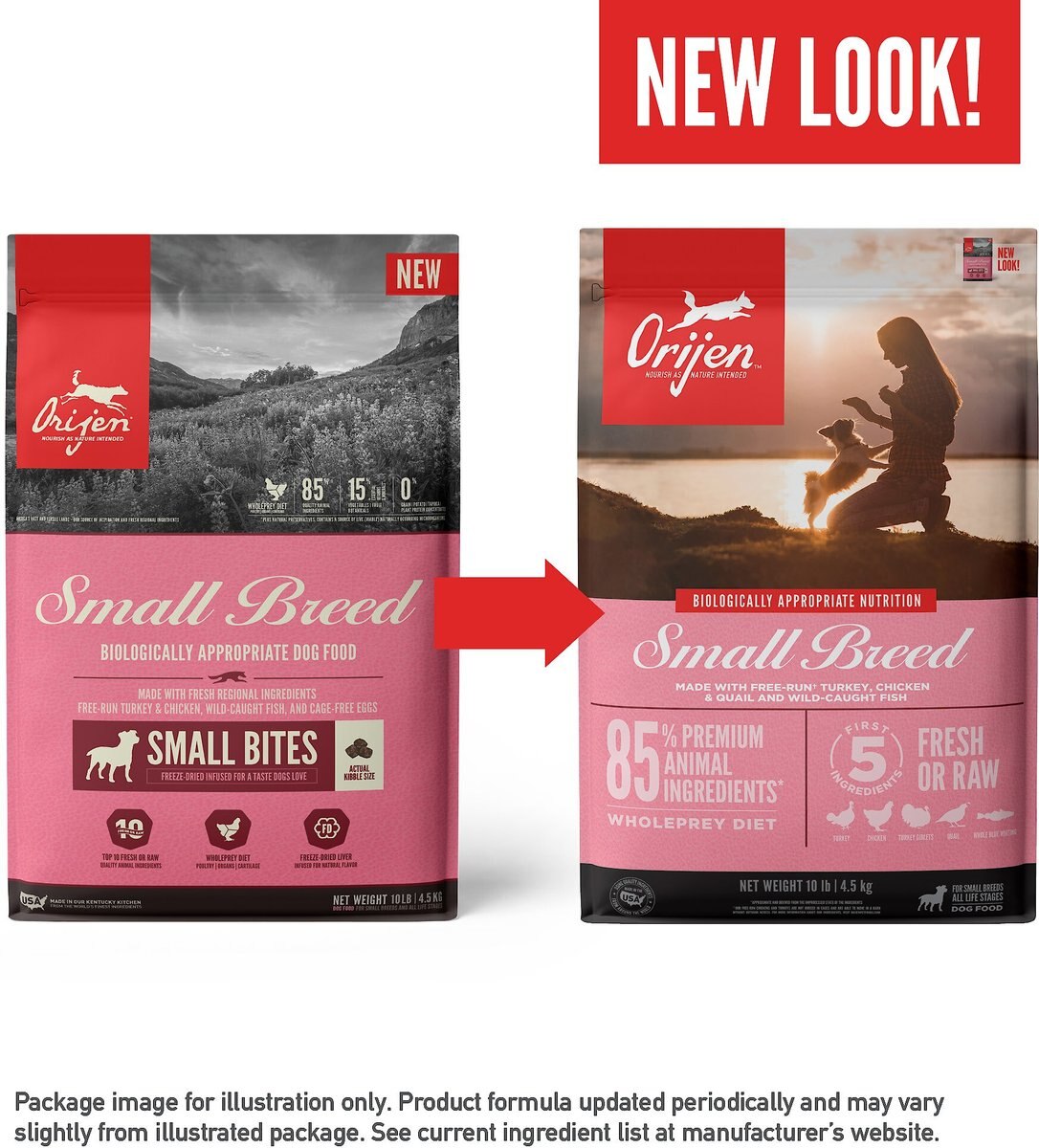 ORIJEN Small Breed Grain-Free Dry Dog Food