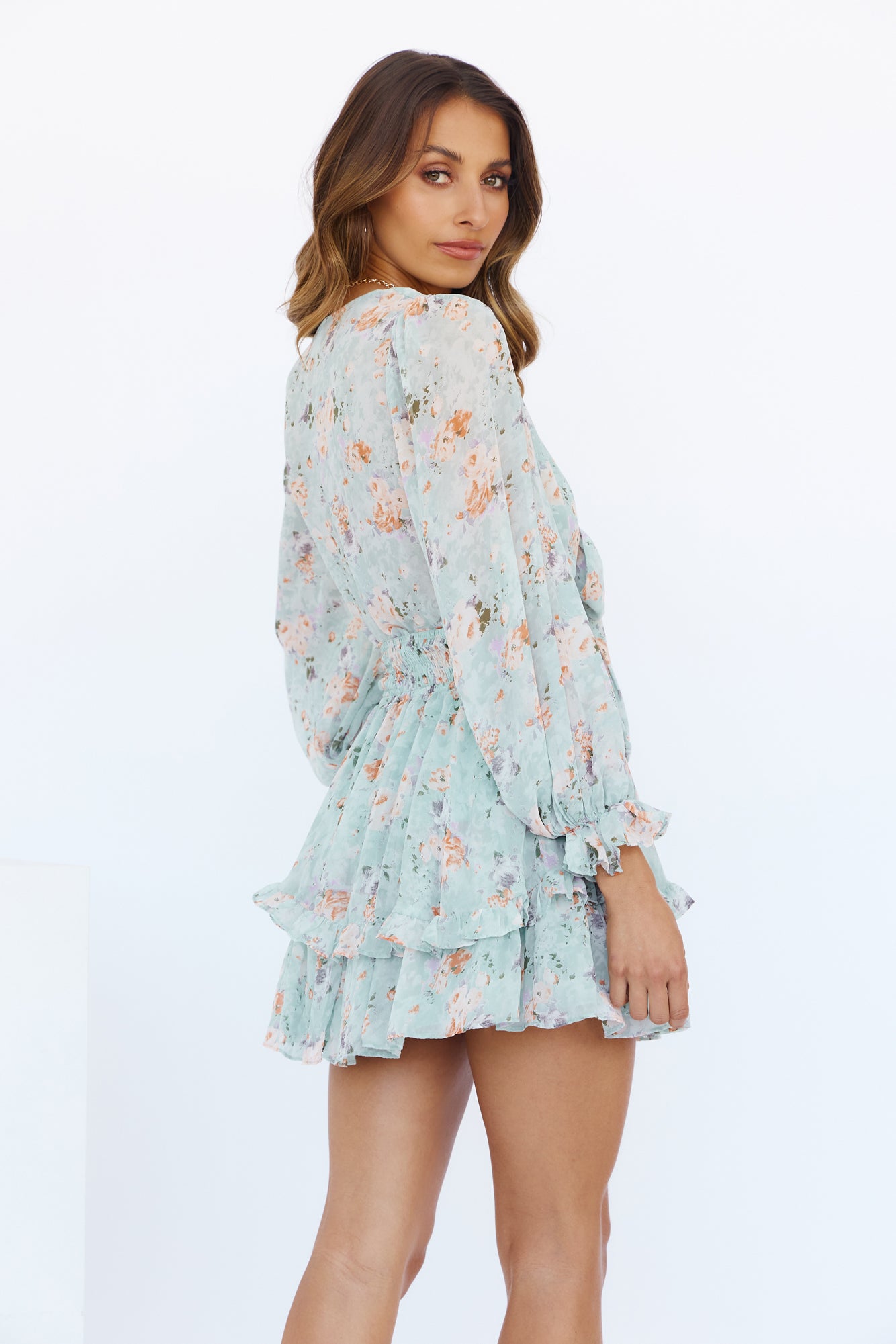 Crystal Skies Dress Mint