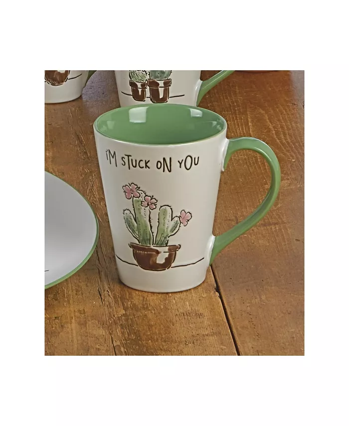 Certified International Desert Bloom 4-Pc. Mugs