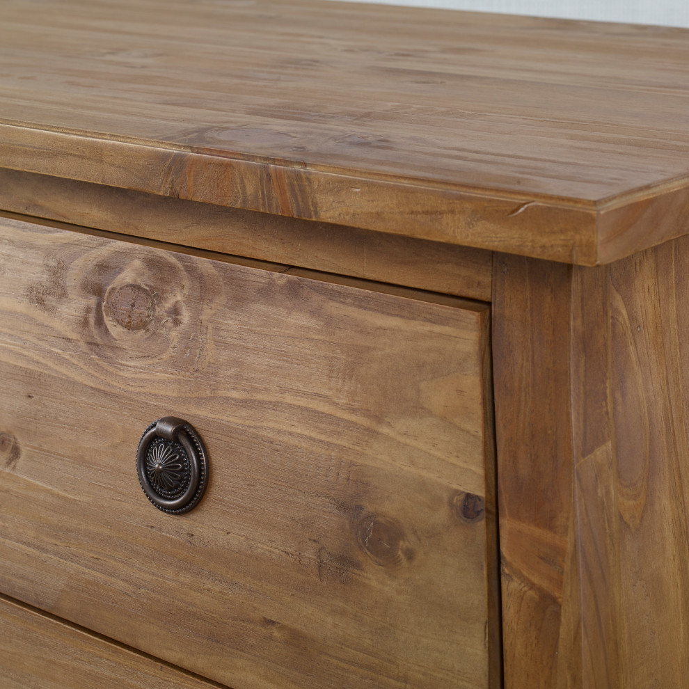 Uttermost Gavorrano Bombe Foyer Chest   Rustic   Accent Chests And Cabinets   by Innovations Designer Home Decor  ampAccent Furniture  Houzz