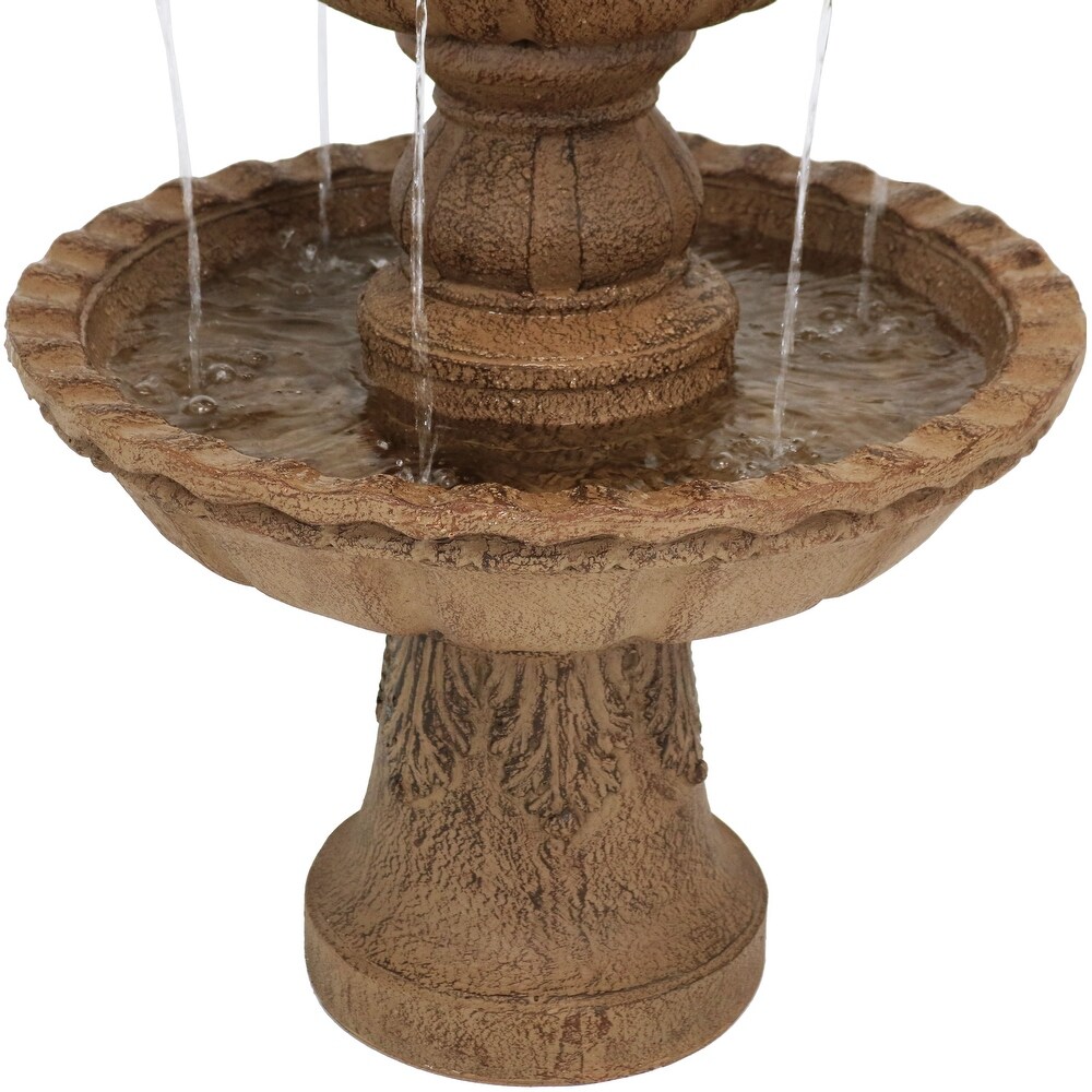 4 Tier Electric Pineapple Water Fountain Lightweight   Choose Color