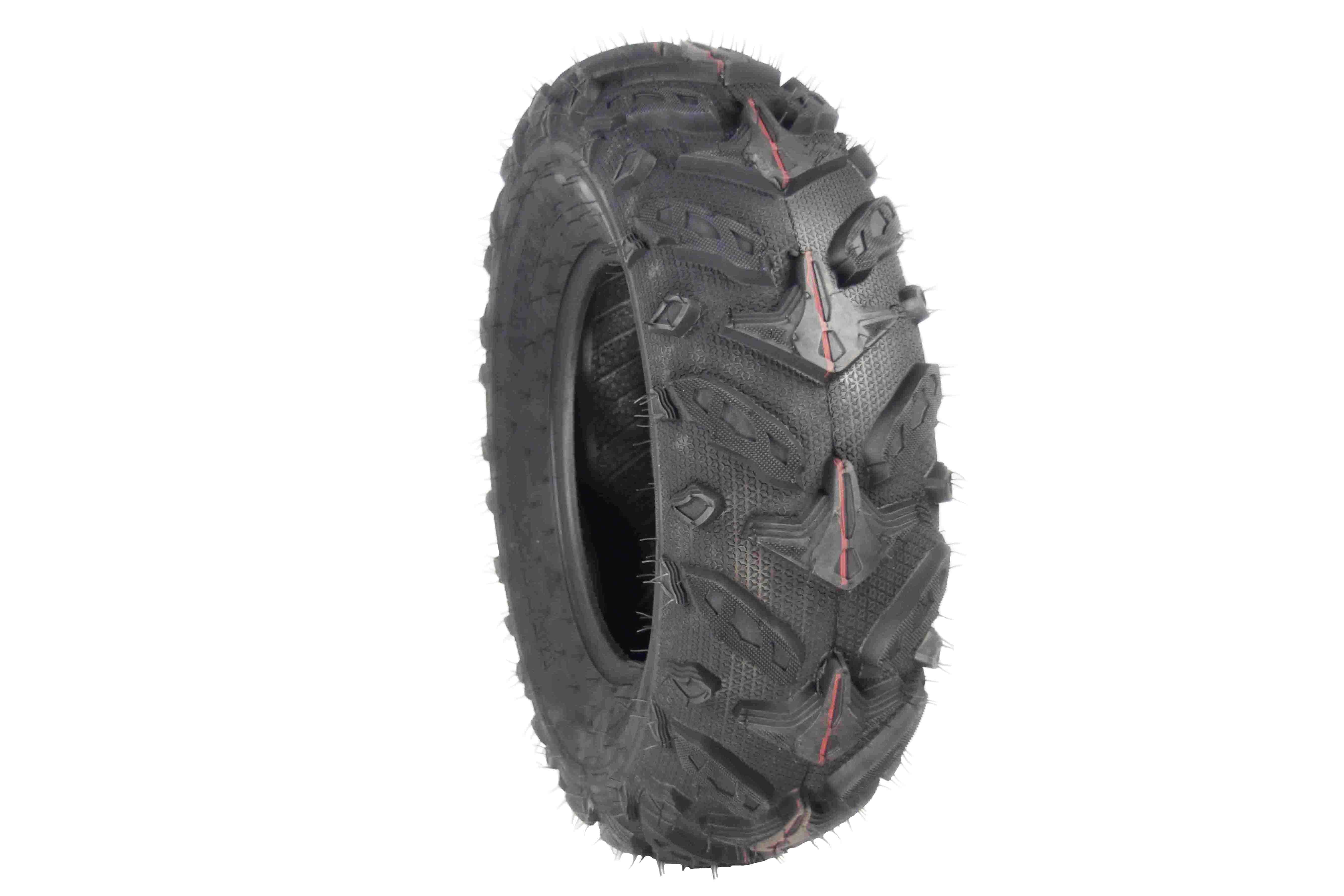 MASSFX Grinder 25x8-12 Front ATV Tire， 6-Ply Rating， Chip and Tear Resistant， Micro Tread Technology， for Soft and Hard Pack Ground (2 Pack)